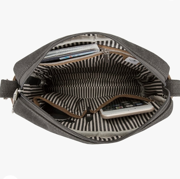 Travelon Bags Travelon Anti Theft Heritage Crossbody Bag In Pewter